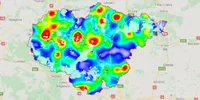 Harta județului Sălaj